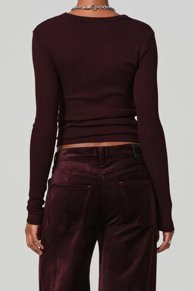 Citizen Of Humanity Citizens Of Humanity Bina Rib Crewneck Sweater