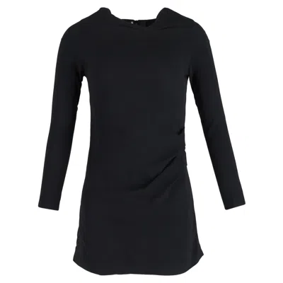 Rm By Roland Mouret Roland Mouret Mini Dress In Black Viscose In Black