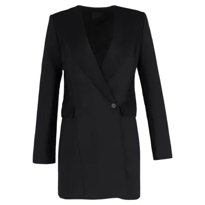 Dion Lee Blazer Mini Dress In Black Wool Polyester In Black