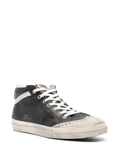 Golden Goose Star-patch Sneakers In Black