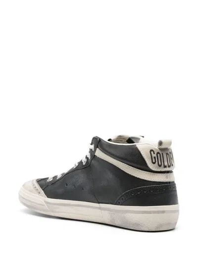 Golden Goose Star-patch Sneakers In Black