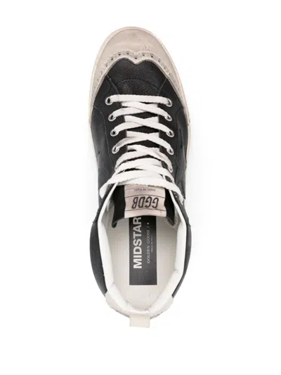 Golden Goose Star-patch Sneakers In Black