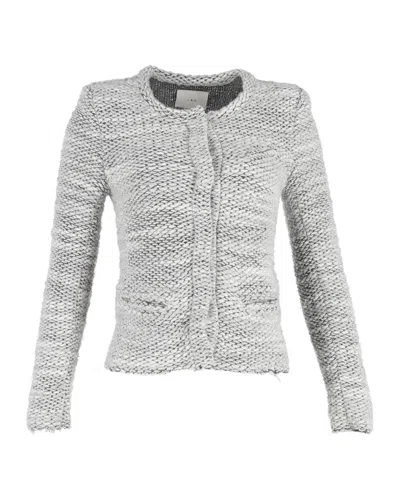 Iro Handi Evening Jacket In Grey Wool In Grey