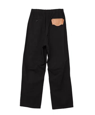 Miharayasuhiro Patch-pocket Ripstop Trousers In Black