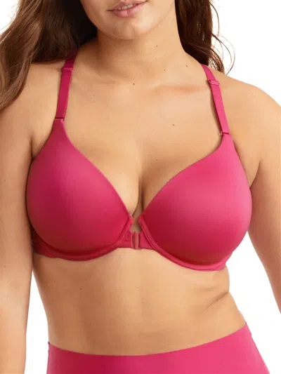 Bare The Effortless Front-close Bra In Multi