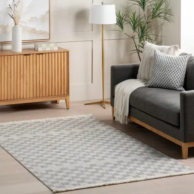 Nuloom Sunniva Casual Checkered Tasseled Area Rug