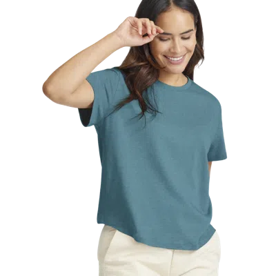 Allbirds Women's Soft Merino Tee In Chasm Teal