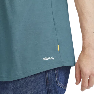Allbirds Men's Soft Merino Tee In Chasm Teal