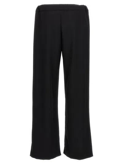 Wales Bonner Embroidered Waistband Wide Leg Trousers