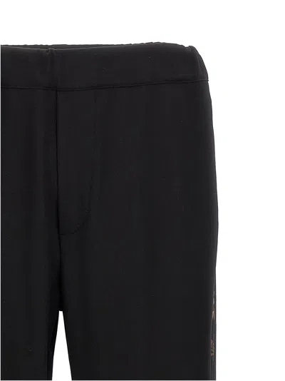 Wales Bonner Embroidered Waistband Wide Leg Trousers