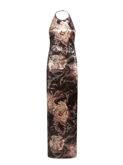 Shop Etro Long Sheath Dress