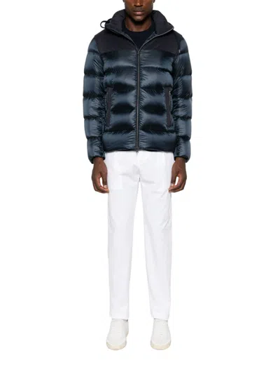 Kiton Men Tapered Trousers In White