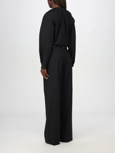 Gucci Wool-blend Jumpsuit In Black