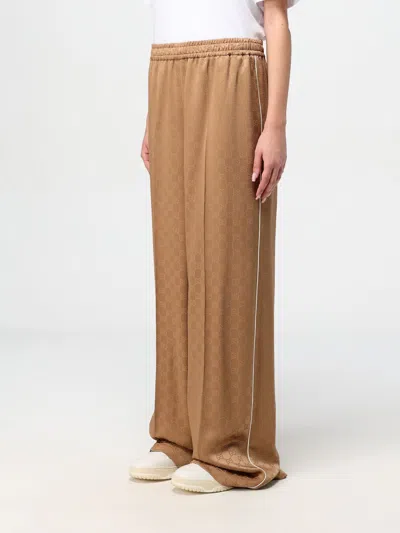 GUCCI GUCCI PANTS WOMAN BEIGE 
