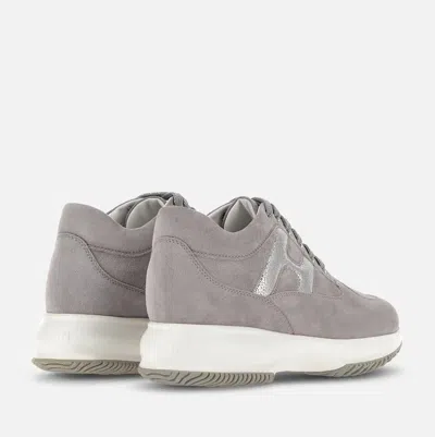 Hogan Interactive Sneakers In Cemento