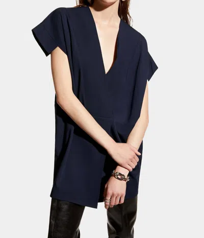 Shop Careste Gabrielle Dress In Navy In Blue