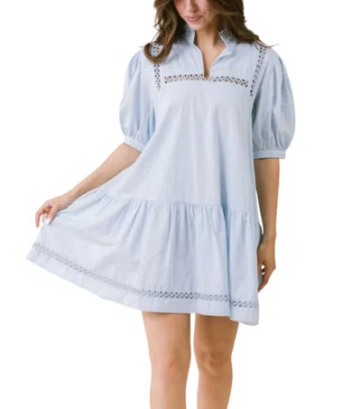 Laroque Jordan Dress In Powder Blue In Blue