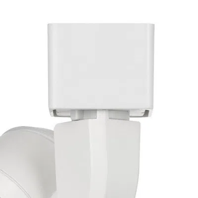 Furnizzeme 10w Integrated Metal And Polycarbonate Led Track Fixture, White And Blue