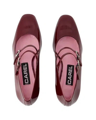 Carel Paris Alice Pumps - Carel - Patent Leather - Bordeaux In Red