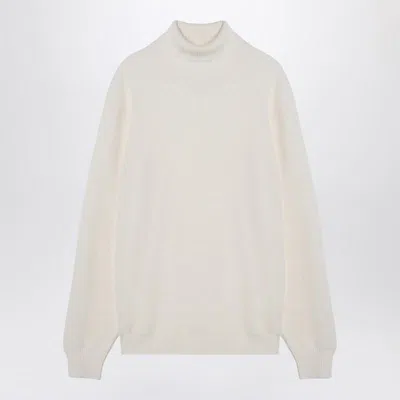Tagliatore Turtleneck Wool Long Sleeves In Multicolor