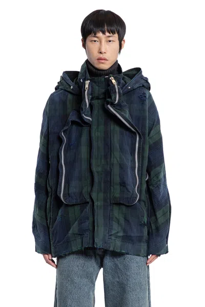 Jordanluca Man Multicolor Jackets In Multicolor