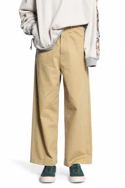 Kapital Pantaloni Larghi Chino Port In Beige