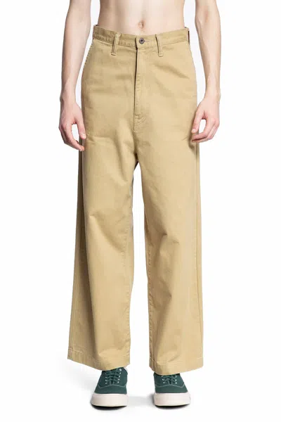 Kapital Pantaloni Larghi Chino Port In Beige