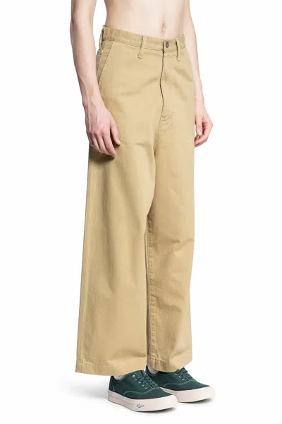 Kapital Pantaloni Larghi Chino Port In Beige