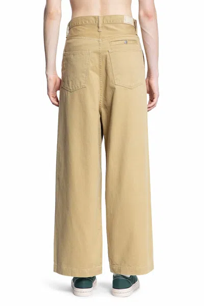 Kapital Pantaloni Larghi Chino Port In Beige
