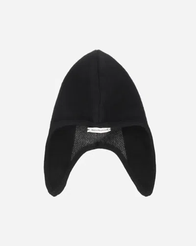 Mainline:rus/fr.ca/de Knitted Logo Helmet Hat Black In Brown