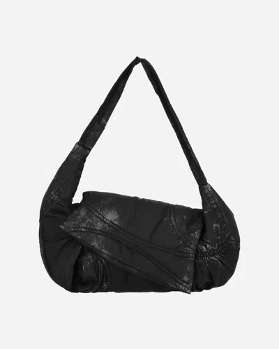 Mainline:rus/fr.ca/de Nylon Pillow Bag Black In Purple
