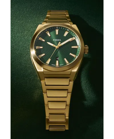 Fossil Men Everett Watch In Gold Tone