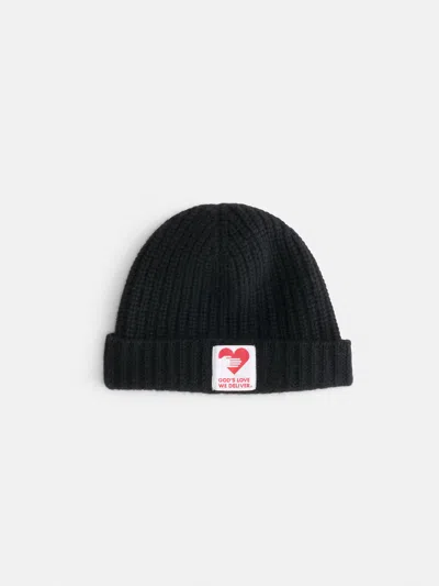 Alex Mill God's Love We Deliver Beanie In Black