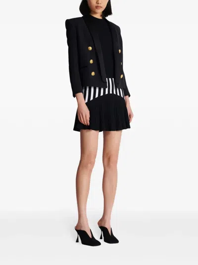 Shop Balmain Double Breasted Blazer