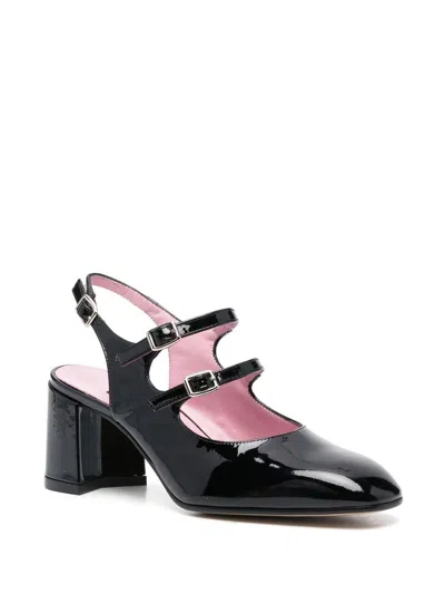 Carel Paris Banana Patent Leather Slingback Pumps
