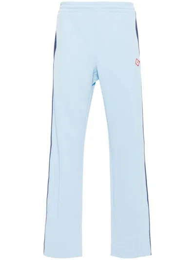 Shop Casablanca Sports Trousers With Embroidery