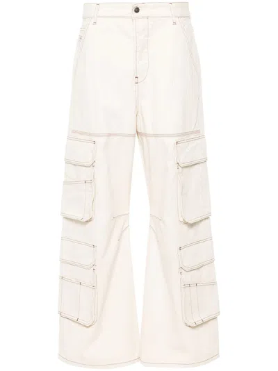 Diesel Cargo Trousers With Back Pockets And Belt Loops