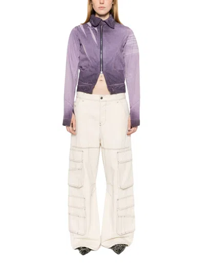 Diesel Cargo Trousers With Back Pockets And Belt Loops