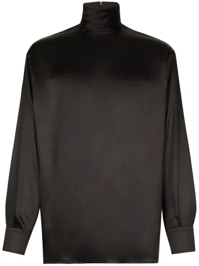 Shop Dolce & Gabbana High Neck Shirt