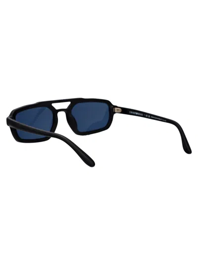 Shop Emporio Armani Squared Sunglasses 0 Ea4240 U 501787