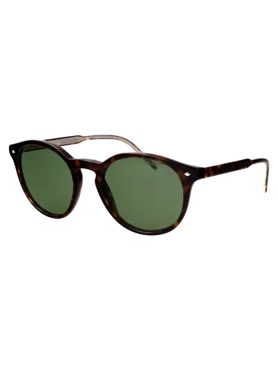 Shop Giorgio Armani Round Sunglasses 0 Ar8211 587914