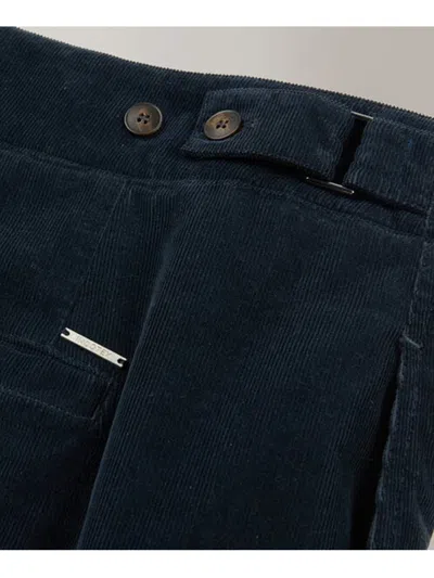 Incotex Corduroy Jeans With Belt Loops And Button Detail