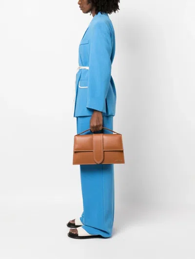 Shop Jacquemus Bambinou Shoulder Bag In Leather