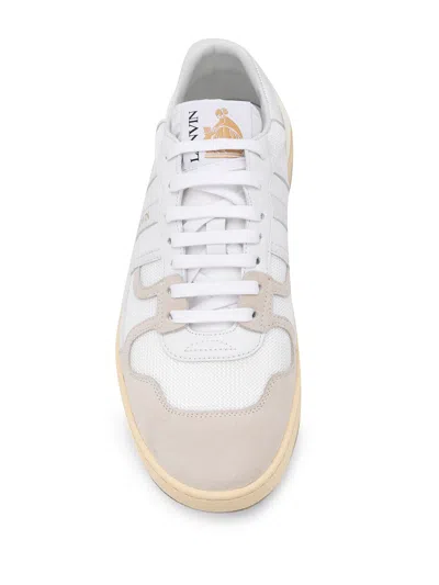 Shop Lanvin Bumper Sneakers With Contrasting Panels