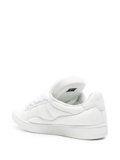 Shop Lanvin Curb Xl Leather Sneakers