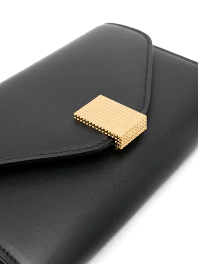 Lanvin Wrap Bag Concerto Chain In Black