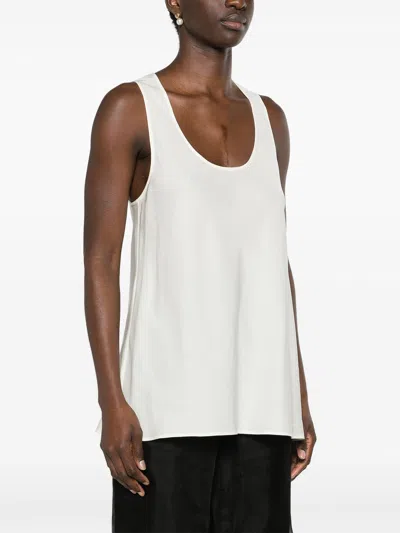 Lemaire Bias Cut Tank Top Clothing In White