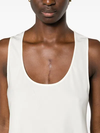 Lemaire Bias Cut Tank Top Clothing In White