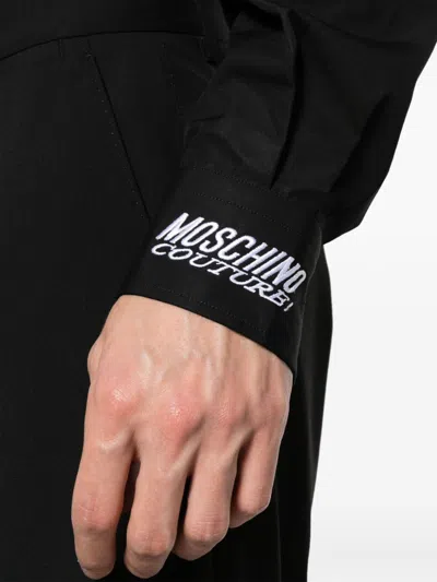 Shop Moschino Shirt With Embroidery