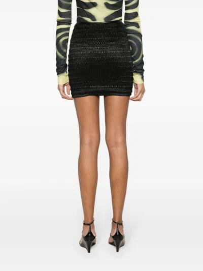 Nanushka Ceara Skirt In Black